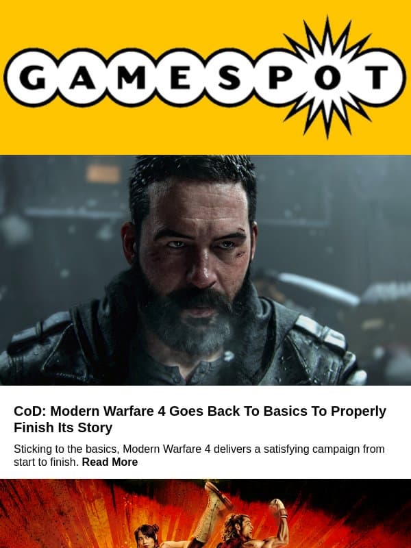 Modern Warfare 4's return to basics, a new Shrek 2 leak, and more 🎮 email from GameSpot