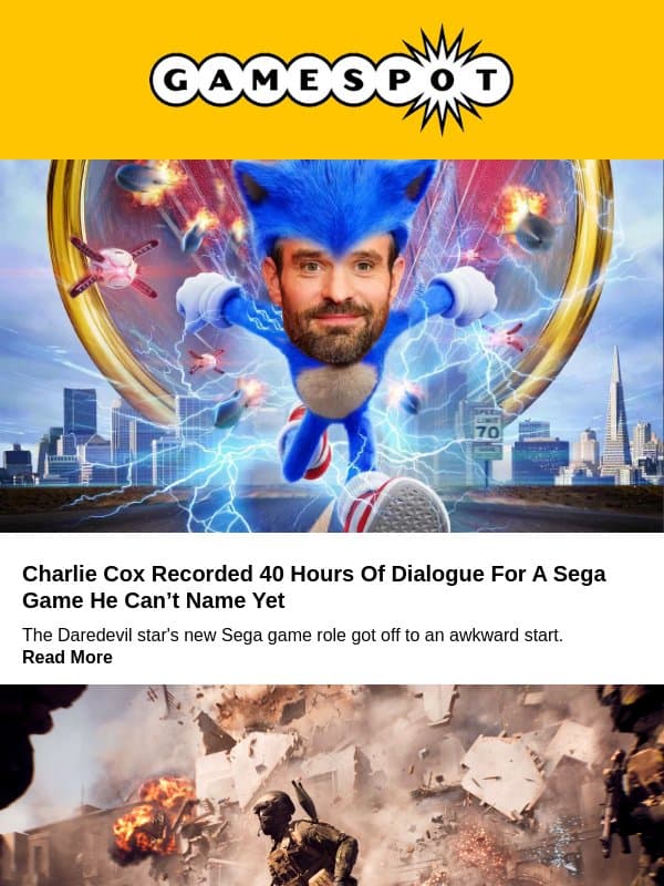 Charlie Cox's secret game role, Battlefield updates, and more 🎮 email from GameSpot