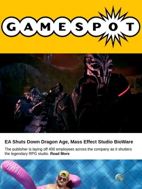 BioWare shut down by EA, GTA 6 economic impact, & Halo 3 browser news email from GameSpot