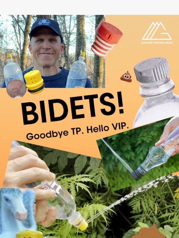 When Natures Calls... Grab a Bidet! email from Garage Grown Gear