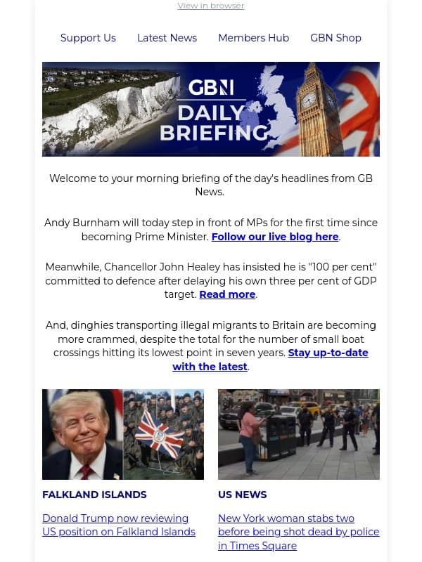 Burnham to finally face parliamentary scrutiny as he steps in front of MPs for first time email from GB News
