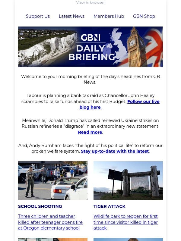 Labour set for bank tax raid as Healey scrambles ahead of Budget email from GB News
