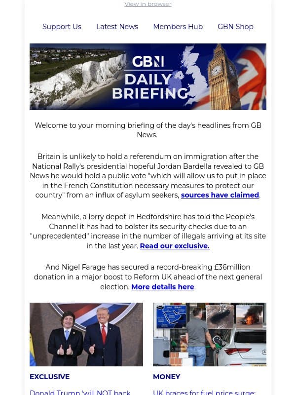 Inside France's 'Brexit-style' migration referendum – and why same vote won't happen in Britain email from GB News