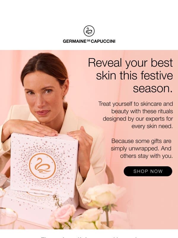 They're here! Holiday Sets 🎄 email from Germaine de Capuccini