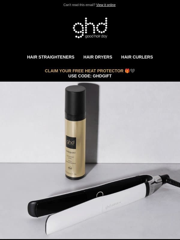 New Hair Tool + FREE Gift? Yes, Please 💁♀️ email from GHD