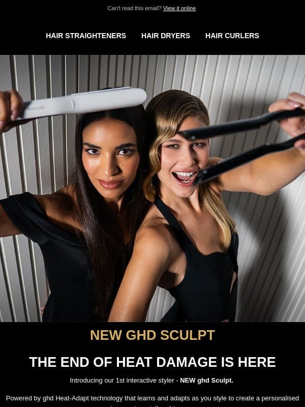 Missed our biggest launch of the year? email from GHD