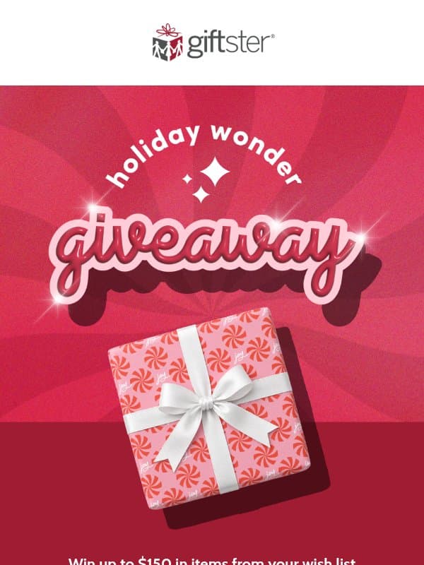 ‘Tis the season for a giveaway email from Giftster