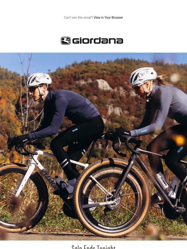 Ends Tonight! Tights and Knickers Flash Sale email from Giordana