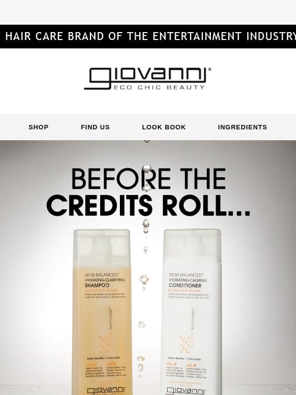 🚨 Ends Tonight: 20% OFF* for Members! email from Giovanni Cosmetics