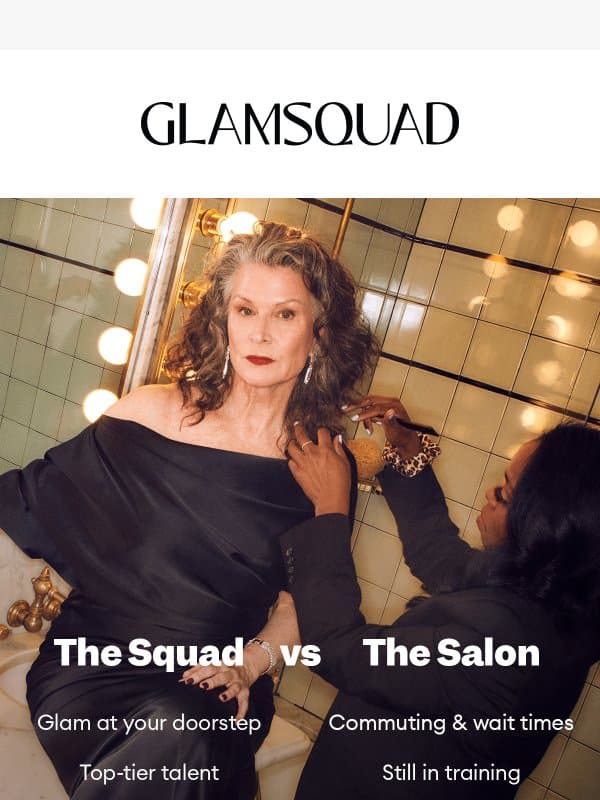 Salon who? email from GlamSquad