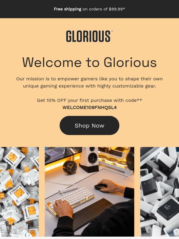 You are officially Glorious 🫵 email from Glorious