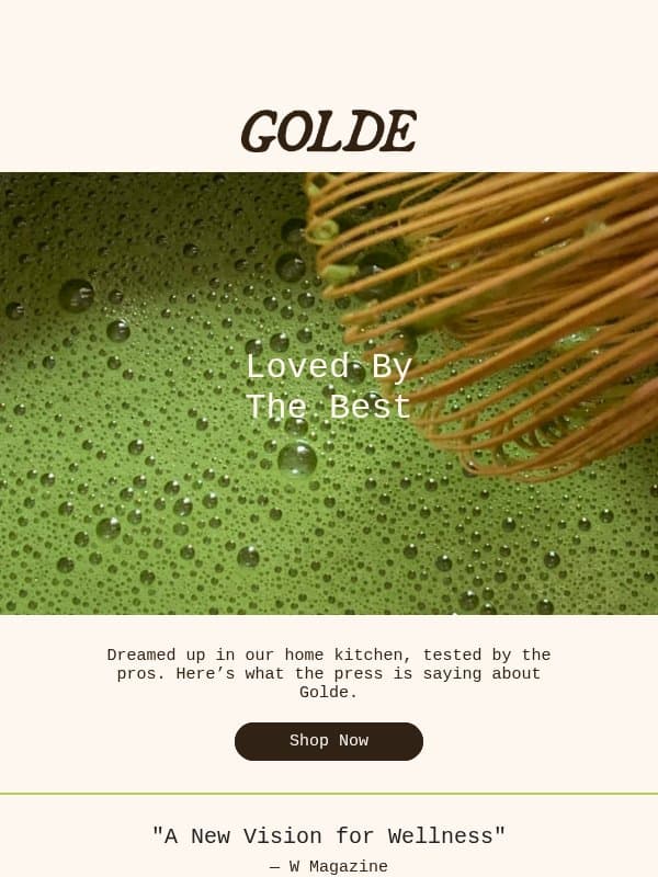 10% off expires soon email from Golde