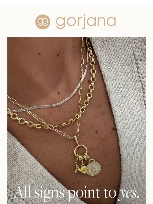 SCORPIO SZN email from Gorjana