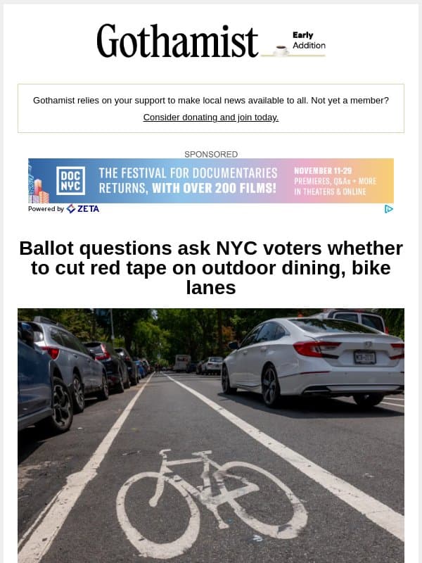 Your guide to NYC's ballot questions email from Gothamist