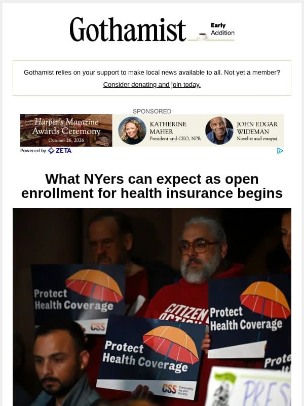 Why health insurance costs are going up for many NYers email from Gothamist