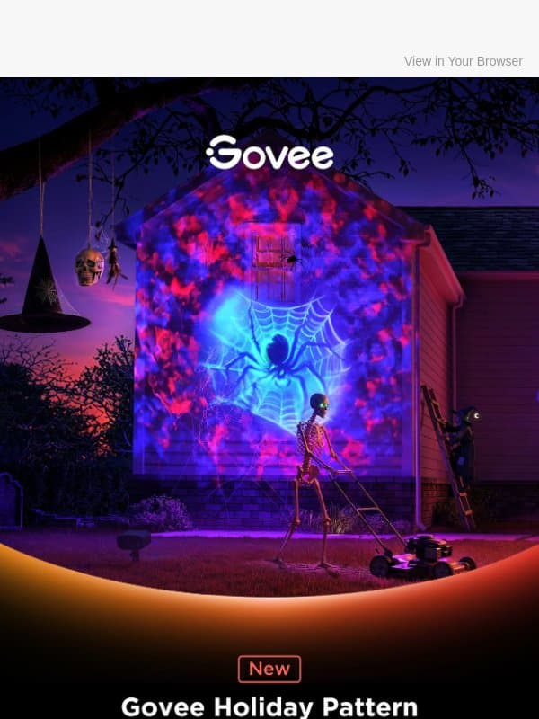 🆕Light Up Your Holidays: New Govee Holiday Pattern Projector is Here email from Govee
