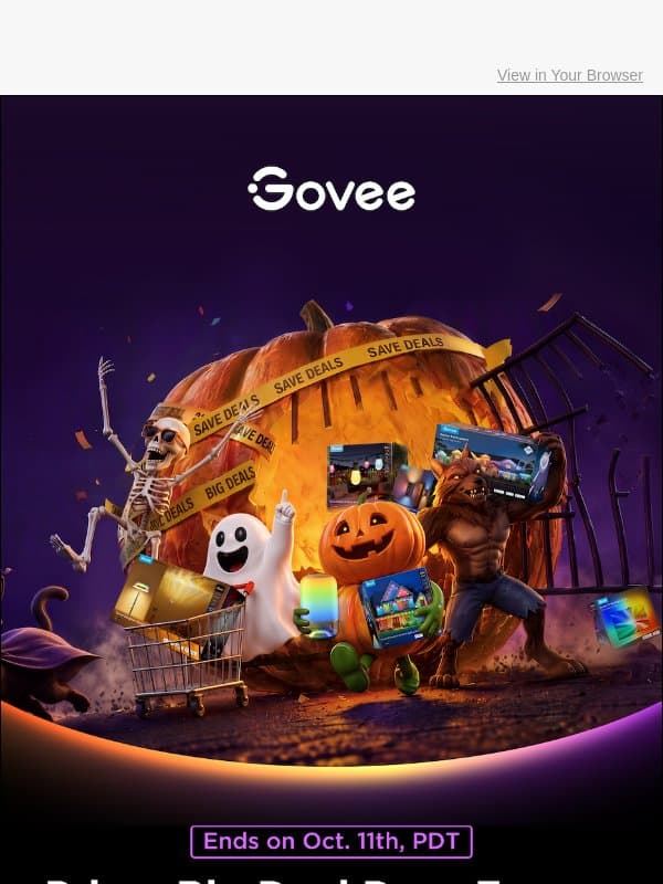 You Missed It. So We Brought It Back. 👻 email from Govee