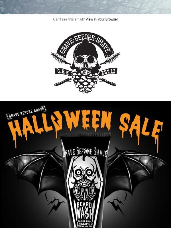 🧟♂️Don't sleep on this killer deal! email from Grave Before Shave