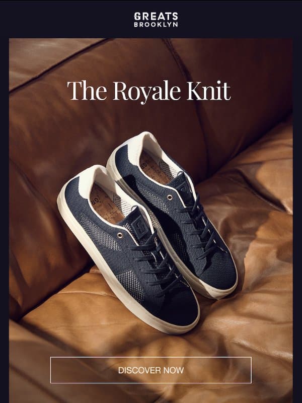 Your Next Go-To: The Royale Knit email from Greats