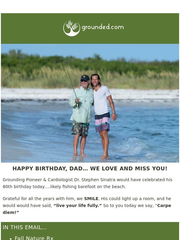 Live Life Fully…What’s NEW, Fall Grounding Shoe Styles, and Coming Soon email from Grounded