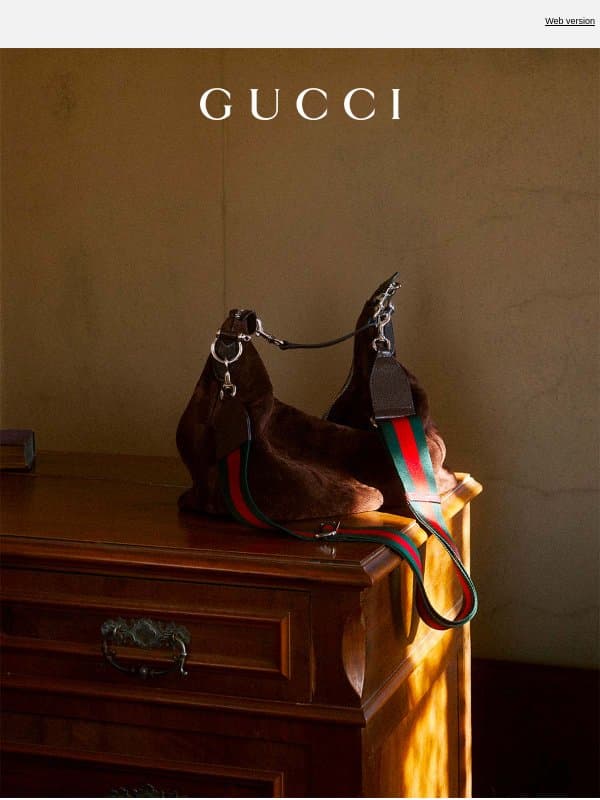 Suede Appeal email from Gucci