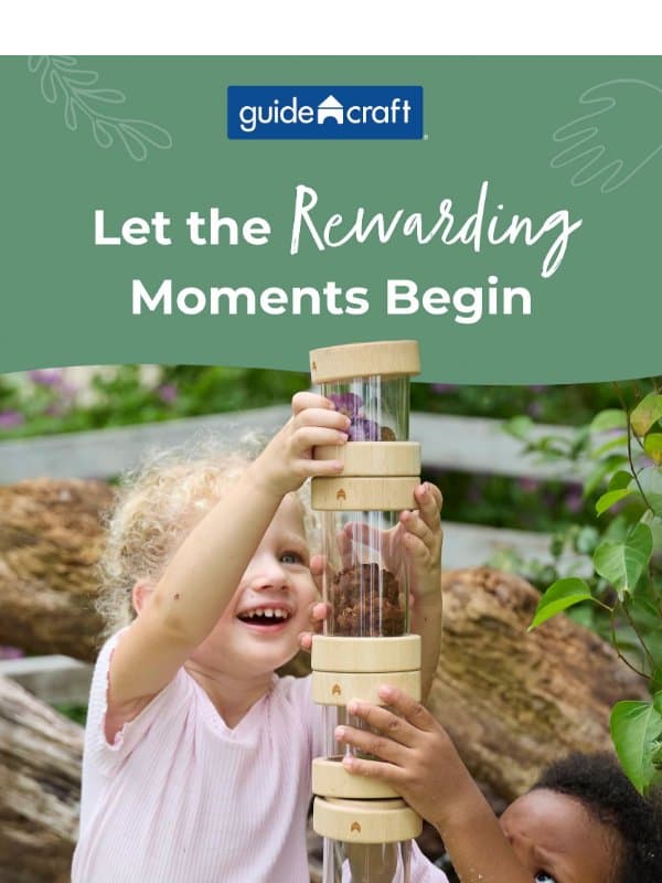 Welcome to Guidecraft Rewards! email from Guidecraft