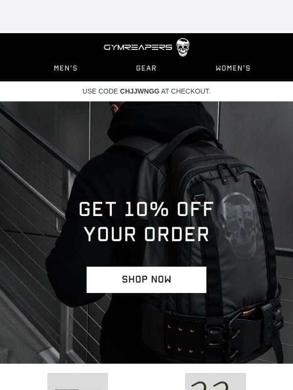 Final Reminder: 10% Off email from Gymreapers