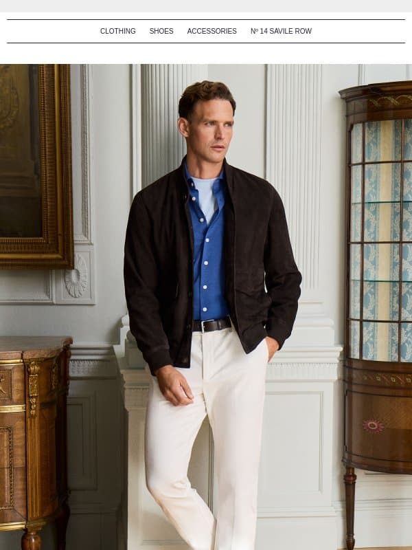 Trousers & Footwear email from Hackett London