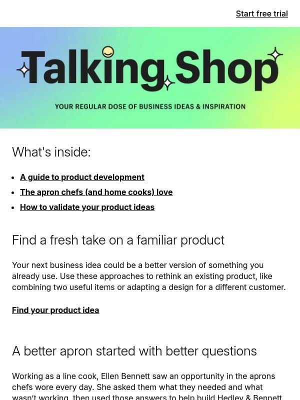 π‘ Find a product people want to buy email from Handshake