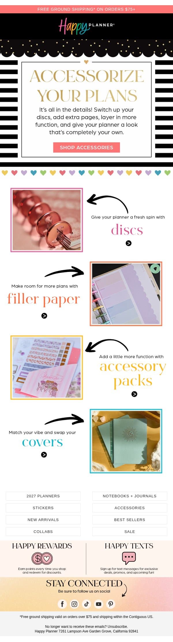 The Fun Is in the Details ✨ email from Happy Planner screenshot