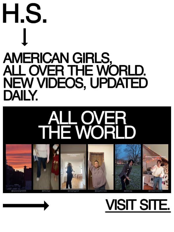 American Girls, All Over The World. email from Harry Styles