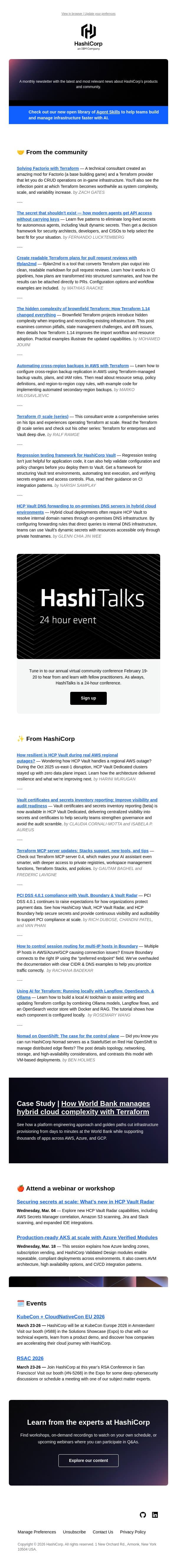 🤯 Terraform in Factorio?! email from HashiCorp screenshot