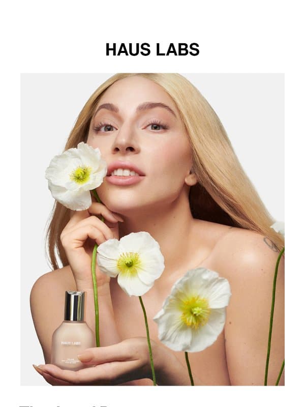 Welcome To Haus Labs email from Haus Labs