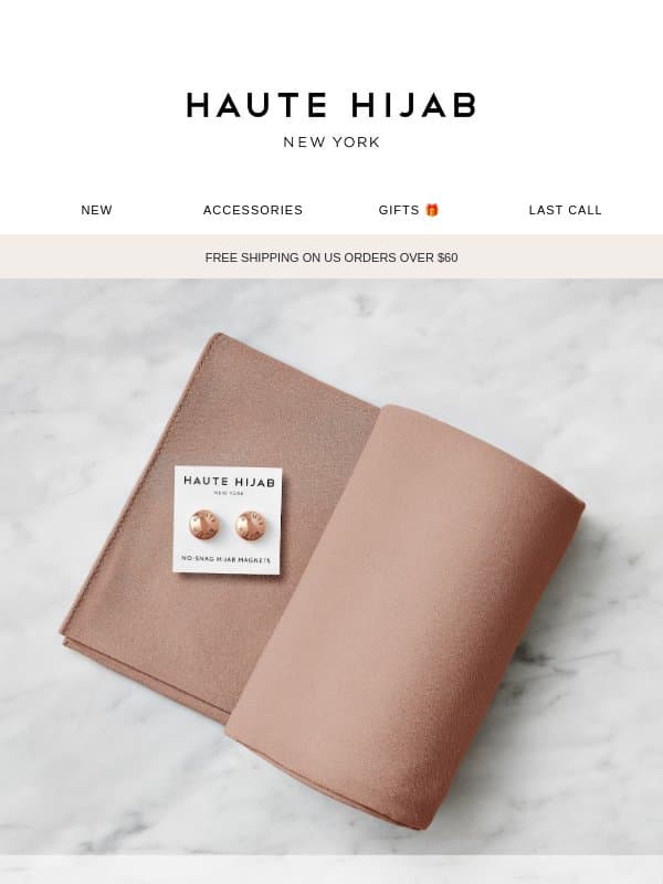 Have You Met This Dynamic Duo? email from Haute Hijab
