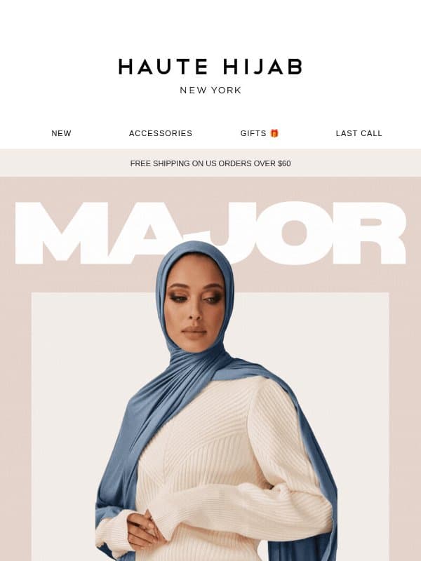 MAJOR RESTOCK ALERT 🥳 email from Haute Hijab