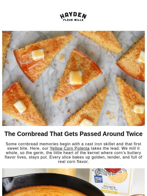 The Side Dish Everyone Will Ask About email from Hayden Flour Mills