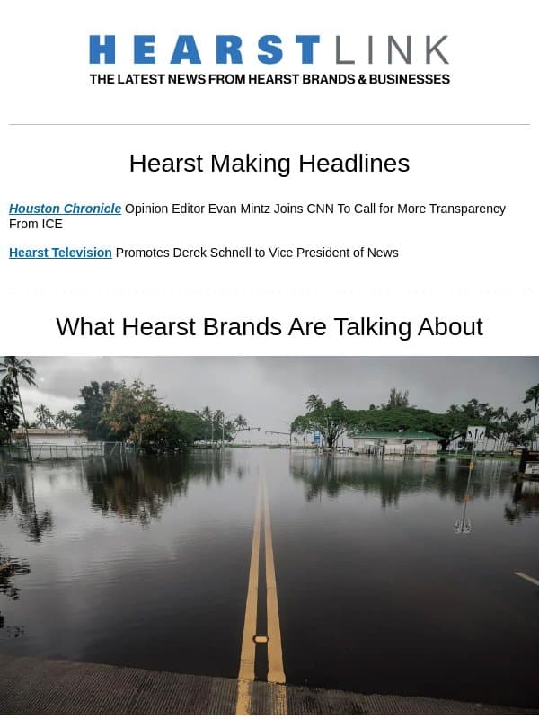 Hurricane Lala l U.S.-Iran Stalled Agreement email from Hearst Communications