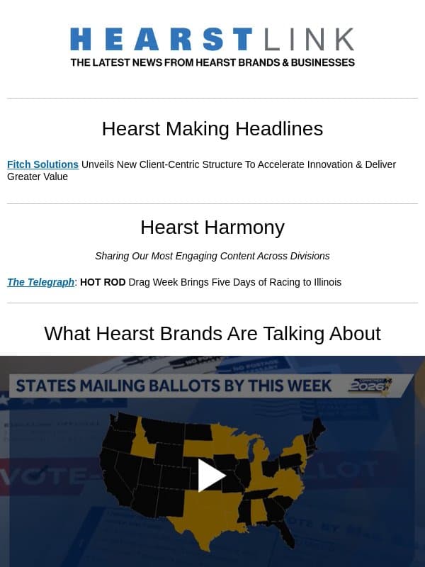 Mail Voting Decision l Emmy Award Winners email from Hearst Communications