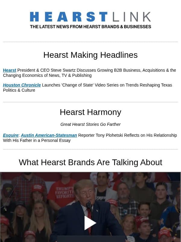 Trump Urges Midterm Voters l Halloween Shopping Tips email from Hearst Communications