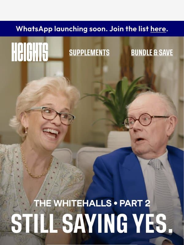 "Most of all, I want to continue..." email from Heights