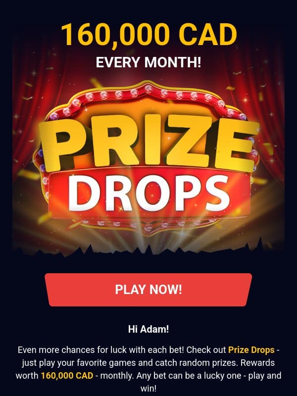 Spark the reels - catch a Prize Drop email from Hellspin Casino