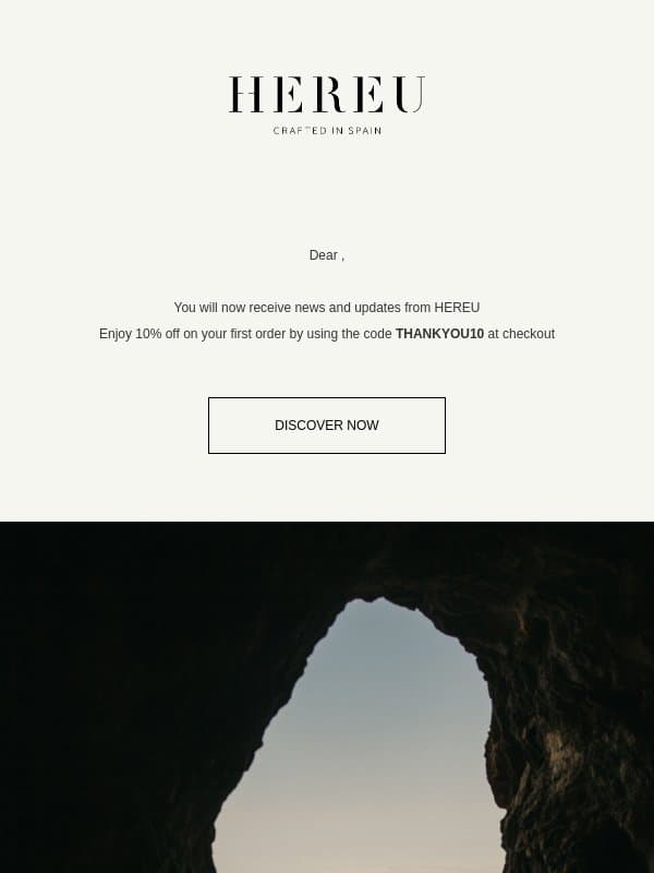 Thank you for your Subscription email from Hereu