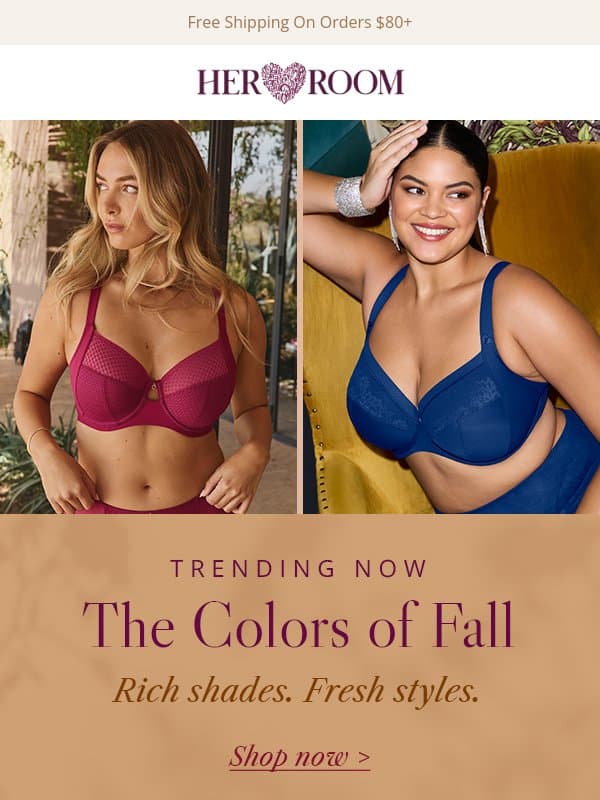 Which Fall Color Is Your Favorite? email from HerRoom