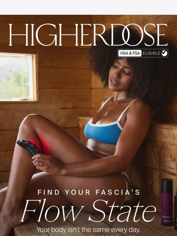 Find your fascia’s frequency email from HigherDOSE