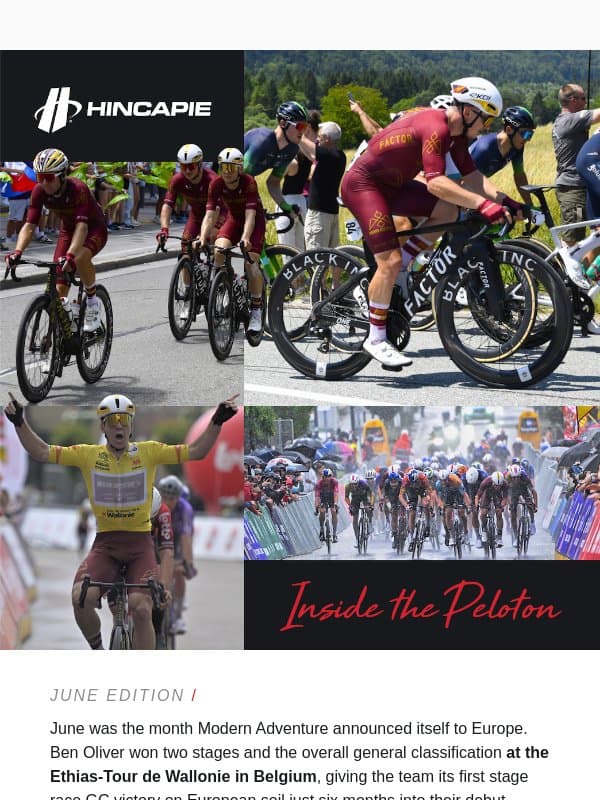 Inside the Peloton: MAPC June Recap π email from Hincapie