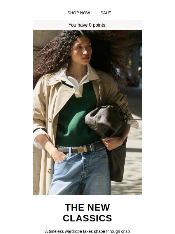 In focus: The new classics email from H&M Kids
