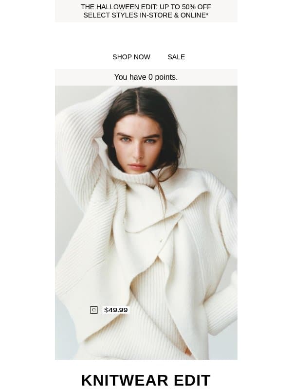 In focus: The Knitwear Edit email from H&M Kids