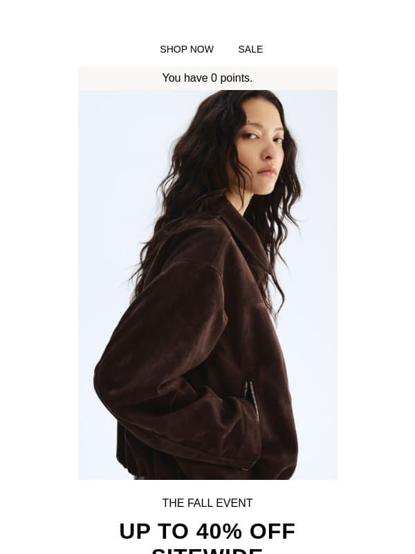 Your fall aesthetic is up to 40% off email from H&M Kids