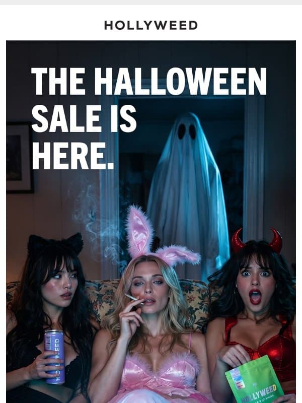 👻 Something Wicked Just Dropped. email from Hollyweed