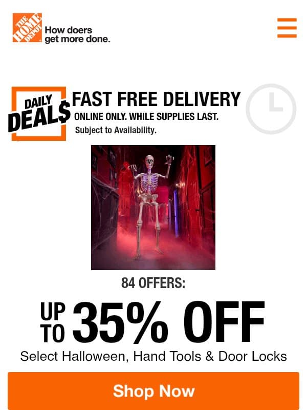 Daily Deals 🍁 Up to $500 Off email from Home Decorators Collection